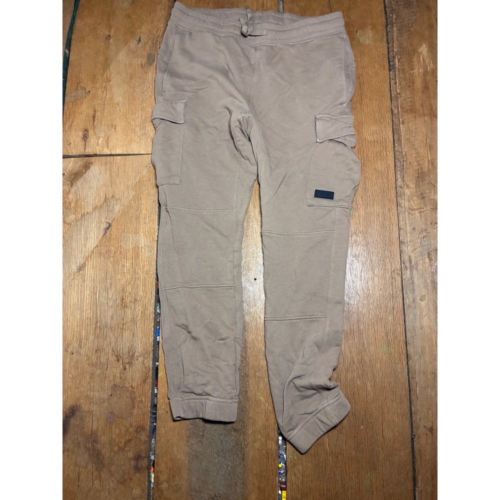 H&M Move Cargo Joggers Mens Medium Tan Excellent Utility Techwear Sweatpants